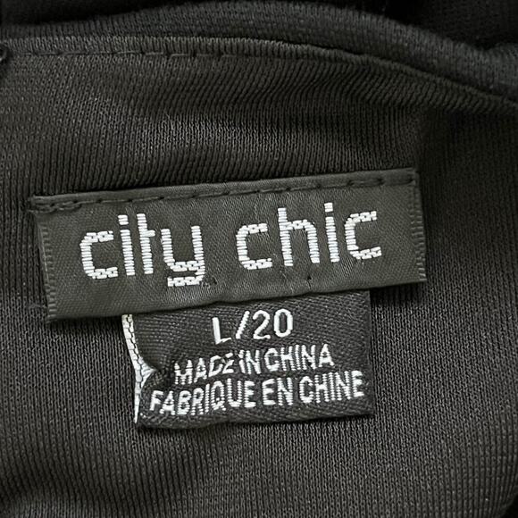 City Chic NWT Art Darling Trendy Floral Print Fit & Flare Dress Plus Size 20 - Picture 6 of 8